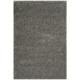 thumbnail image 1 of SAFAVIEH Charlotte Solid Plush Shag Area Rug, Grey, 4' x 6', 1 of 4