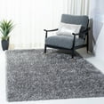 thumbnail image 1 of SAFAVIEH Charlotte Solid Plush Shag Area Rug, Grey, 8' x 10', 1 of 8