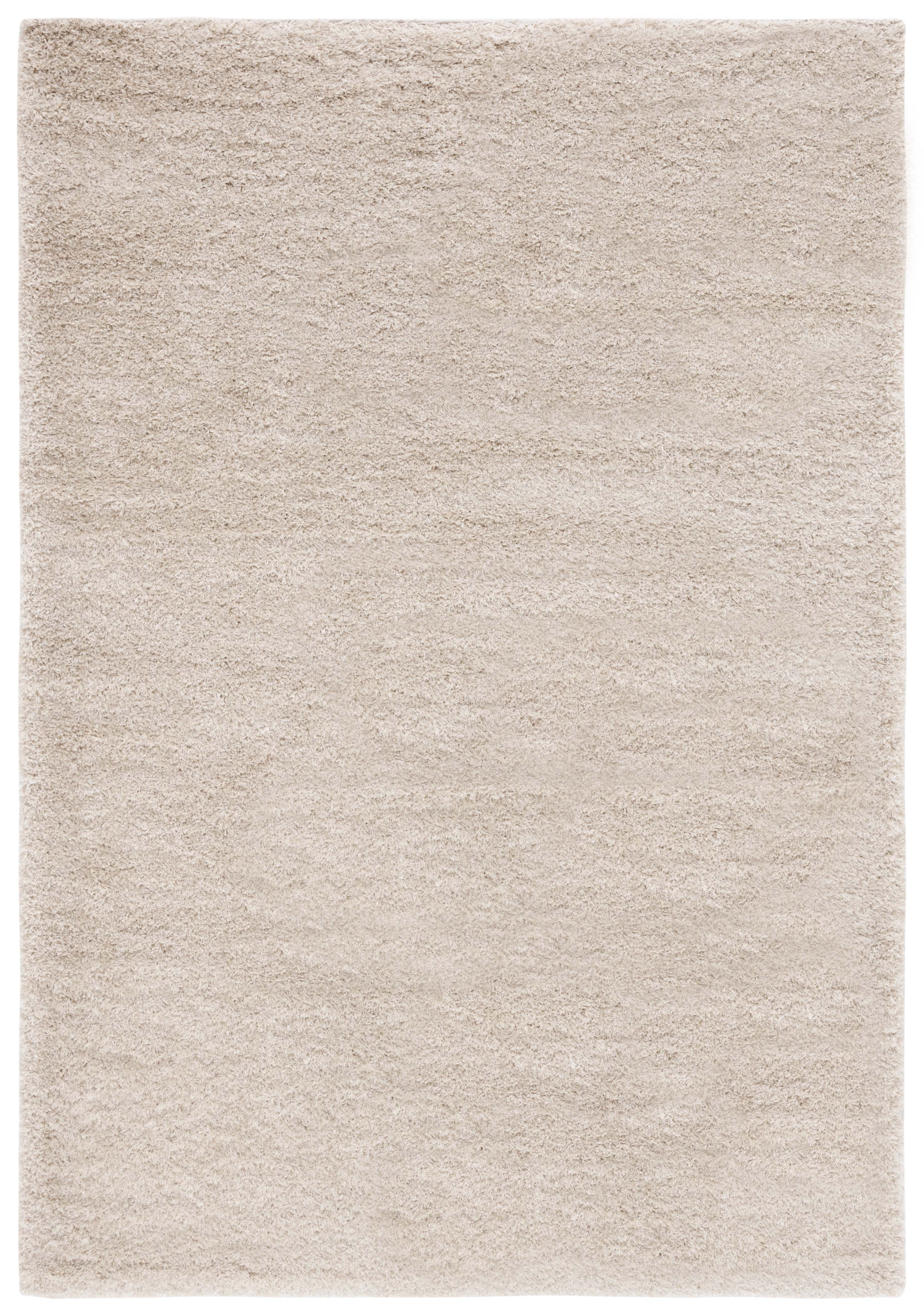 Southern Charm Ivory Shag Area Rug, 4' x 6', Hand-knotted Synthetic