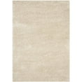 thumbnail image 1 of SAFAVIEH Charlotte Solid Plush Shag Area Rug, Ivory, 5'1" x 7'6", 1 of 5