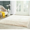 thumbnail image 1 of SAFAVIEH Charlotte Solid Plush Shag Area Rug, Ivory, 8' x 10', 1 of 6