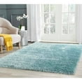 thumbnail image 1 of SAFAVIEH Charlotte Solid Plush Shag Area Rug, Light Blue, 8' x 10', 1 of 7