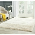 thumbnail image 1 of SAFAVIEH Charlotte Solid Plush Shag Runner Rug, Ivory, 2'3" x 8', 1 of 2