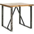 thumbnail image 1 of SAFAVIEH Chase Traditional Rustic Wood Top End Table, Natural, 1 of 5