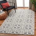 thumbnail image 1 of SAFAVIEH Chatham Amery Geometric Wool Area Rug, Dark Grey/Ivory, 4' x 6', 1 of 10