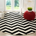 thumbnail image 1 of SAFAVIEH Chatham CHT715A Handmade Ivory / Black Rug, 1 of 11