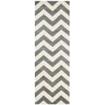 thumbnail image 1 of SAFAVIEH Chatham CHT715D Handmade Dark Grey / Ivory Rug, 1 of 5