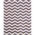 thumbnail image 1 of SAFAVIEH Chatham Jake Geometric Wool Area Rug, Purple/Ivory, 8'9" x 12', 1 of 8