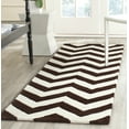 thumbnail image 1 of SAFAVIEH Chatham CHT715K Handmade Brown / Ivory Rug, 1 of 6