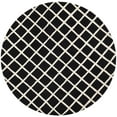 thumbnail image 1 of SAFAVIEH Chatham Jahn Geometric Wool Area Rug, Black/Ivory, 7' x 7' Round, 1 of 9