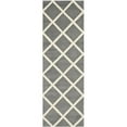 thumbnail image 1 of SAFAVIEH Chatham CHT720D Handmade Dark Grey / Ivory Rug, 1 of 10