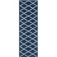 thumbnail image 1 of SAFAVIEH Chatham CHT721C Handmade Dark Blue / Ivory Rug, 1 of 10