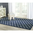 thumbnail image 1 of SAFAVIEH Chatham CHT721C Handmade Dark Blue / Ivory Rug, 1 of 10