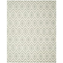 SAFAVIEH Chatham CHT731E Handmade Grey / Ivory Rug