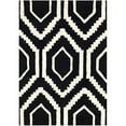 thumbnail image 1 of SAFAVIEH Chatham CHT731K Handmade Black / Ivory Rug, 1 of 10