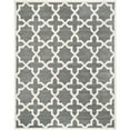 thumbnail image 1 of SAFAVIEH Chatham CHT732D Handmade Dark Grey / Ivory Rug, 1 of 10