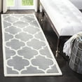 thumbnail image 1 of SAFAVIEH Chatham Gavin Geometric Wool Runner Rug, Dark Gray/Ivory, 2'3" x 11', 1 of 8