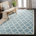 thumbnail image 1 of SAFAVIEH Chatham Freddy Geometric Wool Area Rug, Blue/Ivory, 5' x 8', 1 of 11