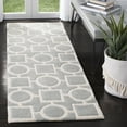 thumbnail image 1 of SAFAVIEH Chatham Francis Geometric Wool Runner Rug, Gray/Ivory, 2'3" x 11', 1 of 6