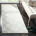 thumbnail image 1 of SAFAVIEH Chatham Felix Geometric Wool Runner Rug, Gray/Ivory, 2'3" x 7', 1 of 6