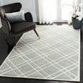 thumbnail image 1 of SAFAVIEH Chatham Gary Geometric Wool Area Rug, Gray/Ivory, 6' x 9', 1 of 10