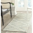 thumbnail image 1 of SAFAVIEH Chatham Waylon Geometric Wool Runner Rug, Gray/Ivory, 2'3" x 7', 1 of 8