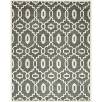 SAFAVIEH Chatham CHT745D Handmade Dark Grey / Ivory Rug