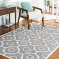 thumbnail image 1 of SAFAVIEH Chatham Diego Geometric Wool Area Rug, Dark Gray/Ivory, 3' x 3' Square, 1 of 11