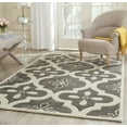 thumbnail image 1 of SAFAVIEH Chatham Derrick Geometric Wool Area Rug, Dark Gray/Ivory, 2' x 3', 1 of 7