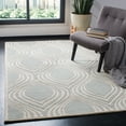 thumbnail image 1 of SAFAVIEH Chatham Shaelyn Geometric Wool Area Rug, Gray/Ivory, 5' x 5' Square, 1 of 10