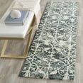 thumbnail image 1 of SAFAVIEH Chatham Ambrose Geometric Wool Runner Rug, Charcoal/Ivory, 2'3" x 7', 1 of 10