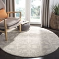 thumbnail image 1 of SAFAVIEH Chatham Ambrose Geometric Wool Area Rug, Light Gray/Ivory, 5' x 5' Round, 1 of 7