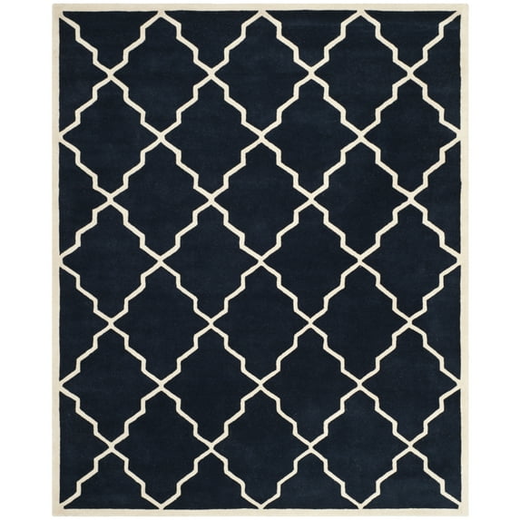 SAFAVIEH Chatham CHT940J Handmade Dark Blue Rug