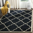 thumbnail image 1 of SAFAVIEH Chatham Clinton Geometric Wool Area Rug, Dark Blue, 8'9" x 12', 1 of 8