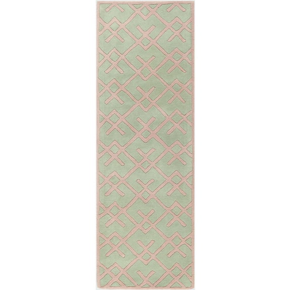 SAFAVIEH Chatham Collection CHT941B Handmade Green Rug