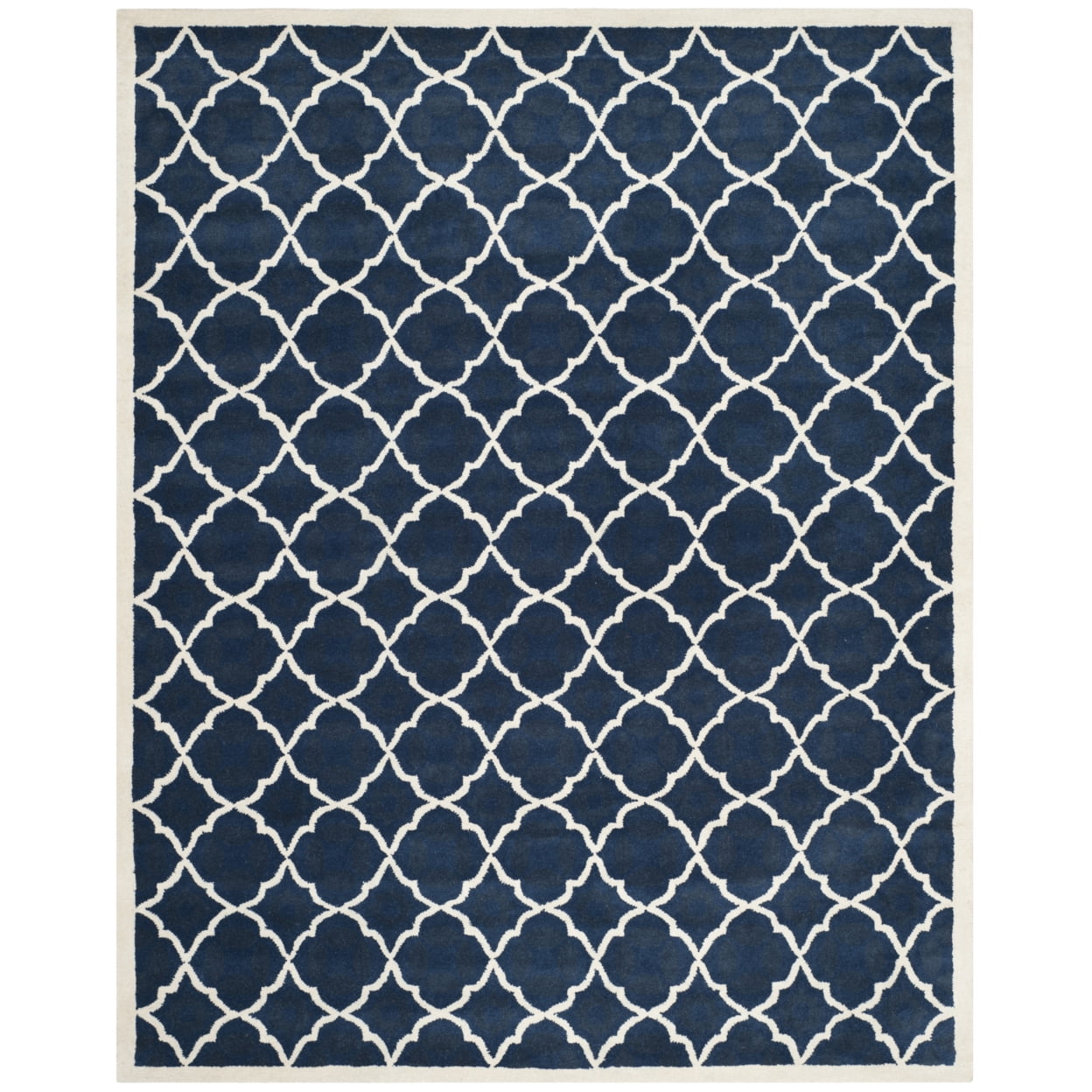 Multicolor Handmade Wool Tufted Reversible 8' x 10' Rug