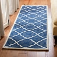 thumbnail image 1 of SAFAVIEH Chatham David Geometric Runner Rug, Blue/Ivory, 2'3" x 7', 1 of 9