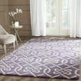 thumbnail image 1 of SAFAVIEH Chatham Duana Geometric Wool Area Rug, Purple/Ivory, 8' x 10', 1 of 7