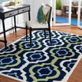 thumbnail image 1 of SAFAVIEH Chatham Dylan Geometric Wool Area Rug, Dark Blue/Multi, 2' x 3', 1 of 11