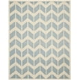 thumbnail image 1 of SAFAVIEH Chatham Easton Geometric Wool Area Rug, Blue/Ivory, 6' x 9', 1 of 6
