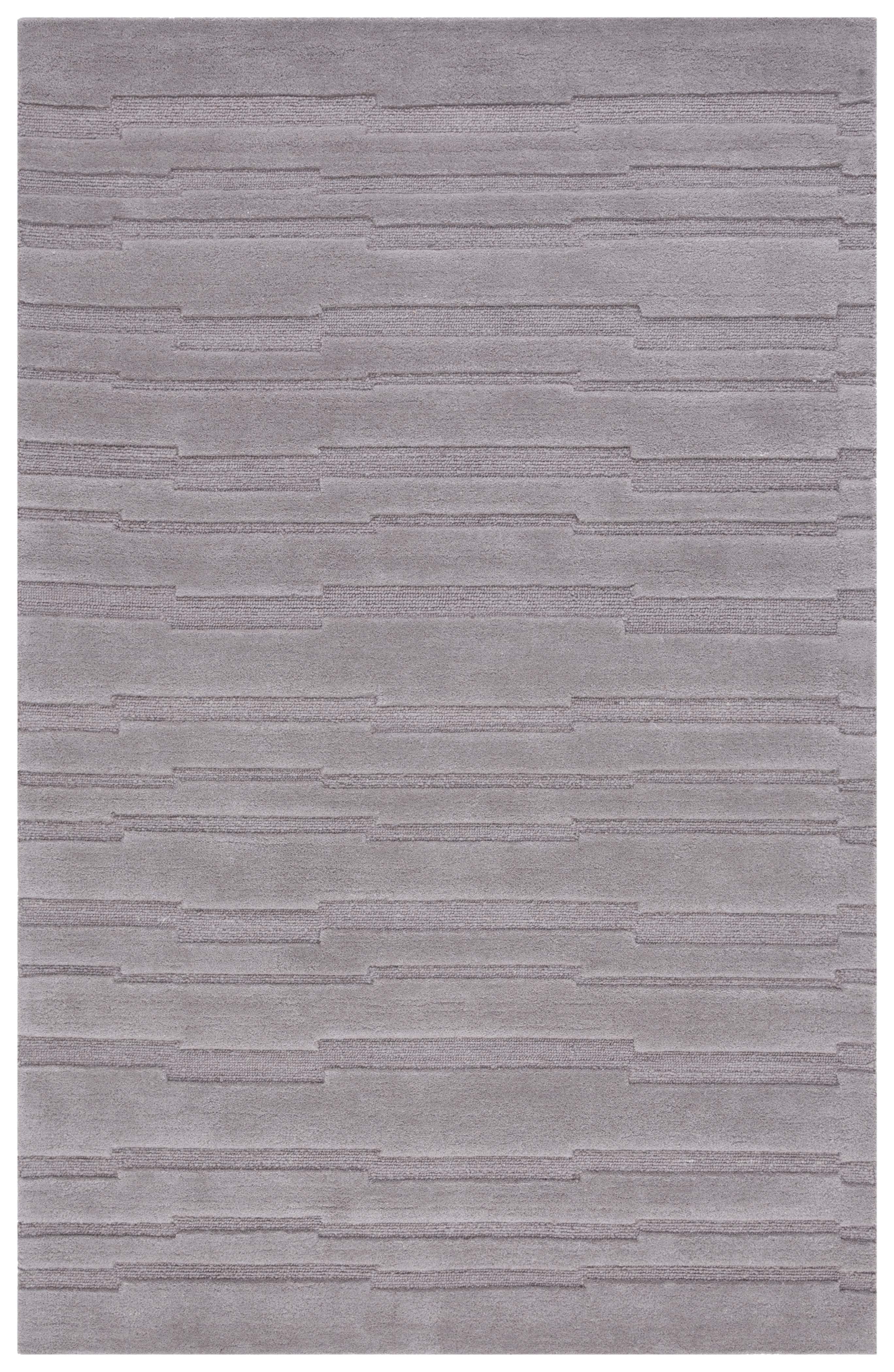 SAFAVIEH Chatham Emory Solid Area Rug, Grey, 5' x 8'