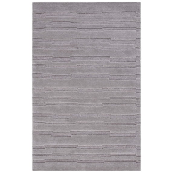 SAFAVIEH Chatham Emory Solid Area Rug, Grey, 5' x 8'