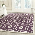 thumbnail image 1 of SAFAVIEH Chatham Ethan Geometric Wool Area Rug, Purple/Ivory, 6' x 9', 1 of 7