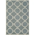 thumbnail image 1 of SAFAVIEH Chatham Felix Geometric Wool Area Rug, Blue/Ivory, 5' x 8', 1 of 5