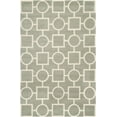 thumbnail image 1 of SAFAVIEH Chatham Francis Geometric Wool Area Rug, Gray/Ivory, 6' x 9', 1 of 5