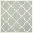 thumbnail image 1 of SAFAVIEH Chatham Franklin Geometric Wool Area Rug, Gray/Ivory, 7' x 7' Square, 1 of 5