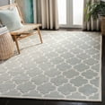 thumbnail image 1 of SAFAVIEH Chatham Freddy Geometric Wool Area Rug, Gray/Ivory, 6' x 9', 1 of 10