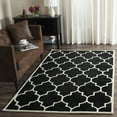 thumbnail image 1 of SAFAVIEH Chatham Gavin Geometric Wool Area Rug, Black/Ivory, 3' x 5', 1 of 7