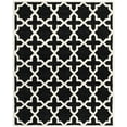 thumbnail image 1 of SAFAVIEH Chatham Giovanni Geometric Wool Area Rug, Black/Ivory, 8' x 10', 1 of 5