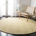 thumbnail image 1 of SAFAVIEH Chatham Graham Geometric Wool Area Rug, Light Gold/Ivory, 7' x 7' Round, 1 of 8